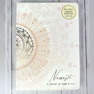 Punch Studio Namaste Journal - Cream, Gold, and Pink